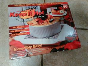 Keep it hot, hot plate