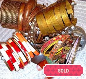 75 Vintage Retro Mostly Metal Bracelets