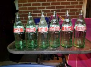 Vintage 32oz Coca-Cola Glass Bottles