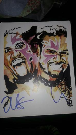 Autographed Usos picture