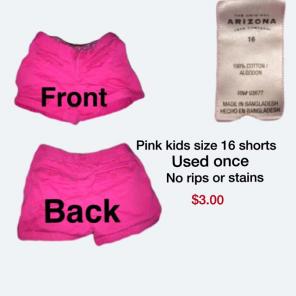Pink Shorts