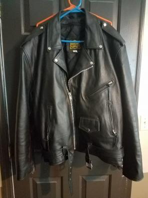 Mens leather coat