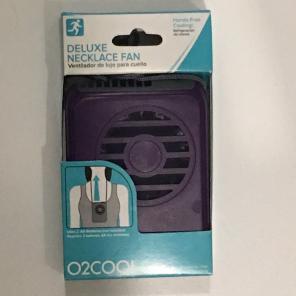 O2Cool Deluxe Necklace Fan - Purple