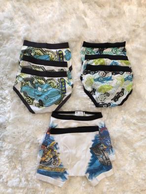 8 Pairs Toddler Underwear Size 4