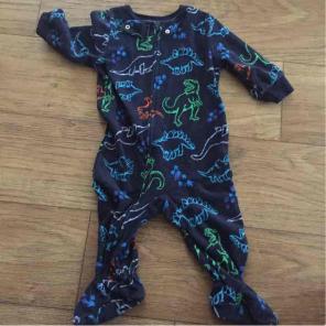 OshKosh 9 Month Boys Fleece sleeper