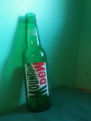 Vintage Mountain Dew Bottle