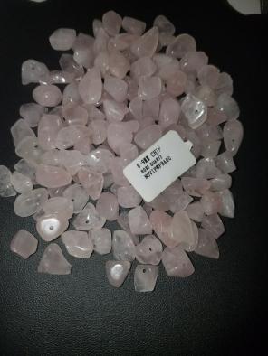 6-9mm rose quartz chips (beads)