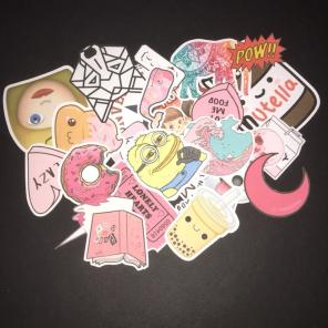 pink tumblr stickers