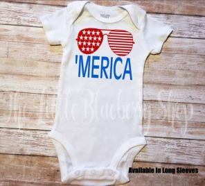 4th of July onesie
