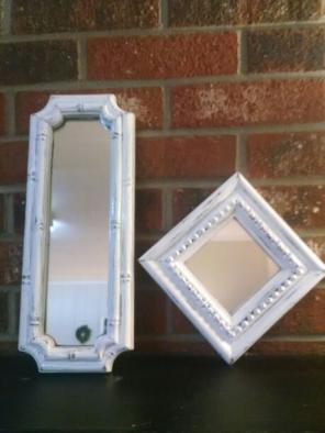 Shabby style mirrors set of 2