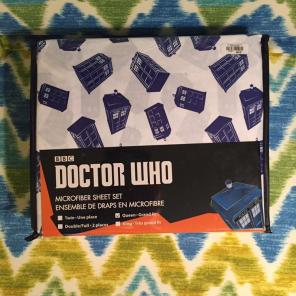 Doctor Who Tardis Queen Size Sheet Set