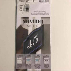 Number Stencils 5"