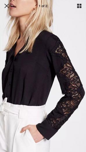 Express PORTOFINO Shirt Small Lace Nwt
