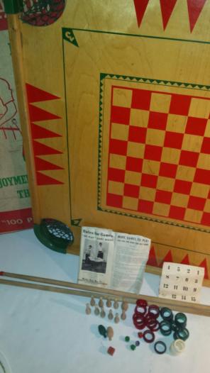 Vintage Carom Crokinole "100 Games"