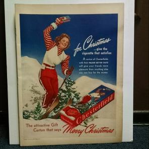 Original Dec 1940 Chesterfield Cig Ad