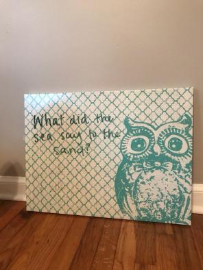 Teal Owl Whiteboard