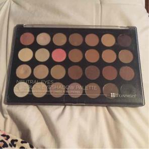 bh cosmetics neutral eye shadow pallet