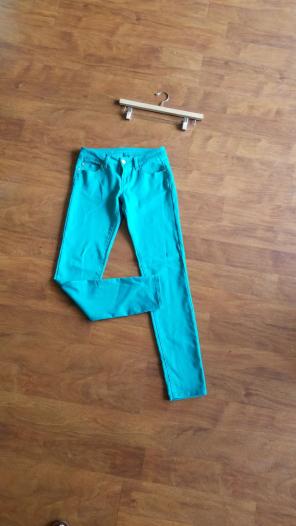 Celebrity Pink teal skinny jeans pants