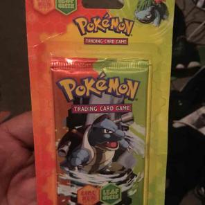 Pokemon fire red lead green blister pack