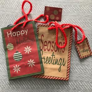 Two Small Gift Bags (Christmas)