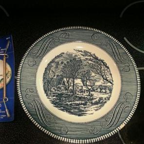 "The Old Grist Mill" plate with hanger