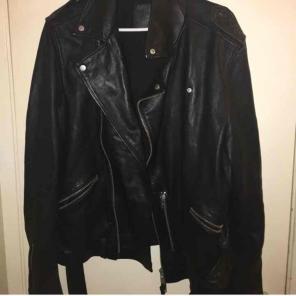 All saints kahawa leather jacket