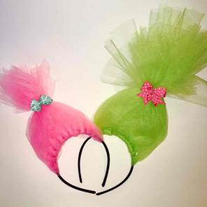 Troll headbands (set of 2)