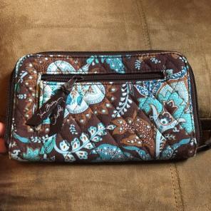 Vera Bradley Zip Around Wallet Wristlet