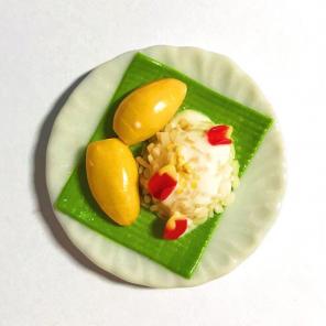 New Sticky Rice With Mango Miniature