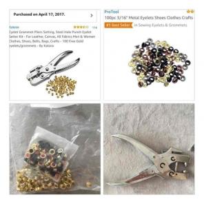 Eyelet Grommet Pliers Setting