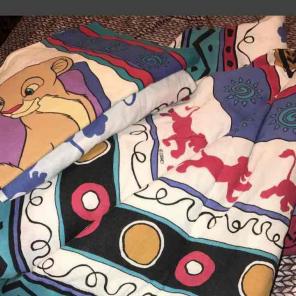 Vintage Lion King Bed Set