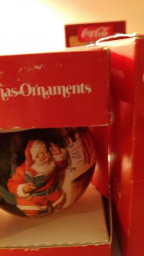 Coca cola Christmas balls
