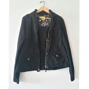 Black Military Utility Jacket