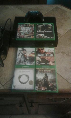Xbox 1 with games