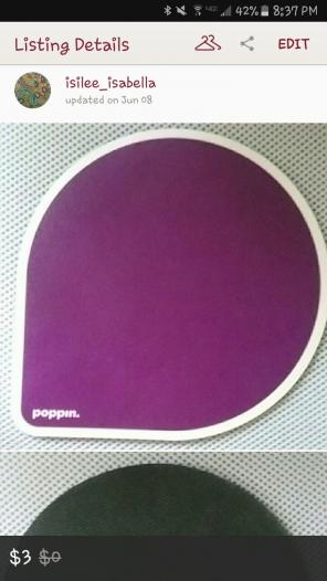 Poppin mouse pad