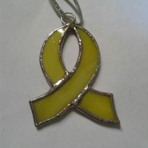 Yellow Ribbon Suncatcher