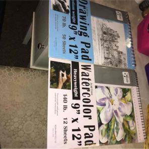 Drawing and Watercolor Pads