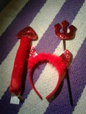 Holloween devil set