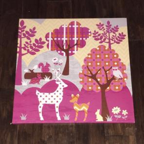 Cute Pink Deer Painting!