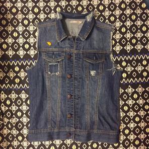 C&C California Destroyed Denim Vest!