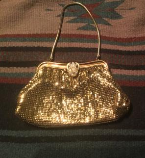 Vintage Whiting & Davis Gold Mesh Clutc