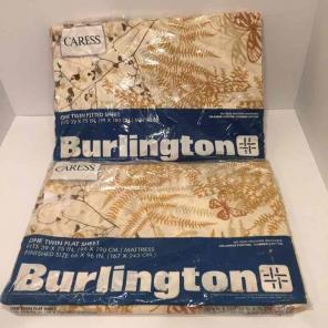 Vintage NIP twin flat & fitted sheet set