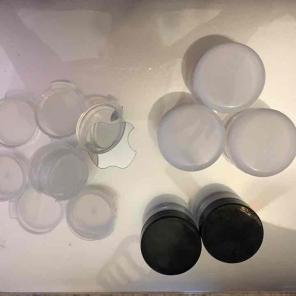 43 sample jars