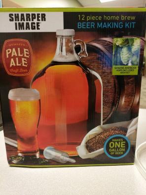 Sharper Image 12 piece brew Beer kit.