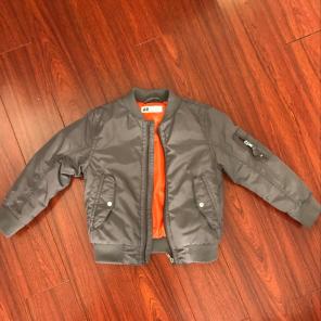 Grey Bomber Jacket