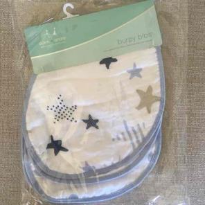 Aden And Anais Burpy Bib 2 Pack Blue
