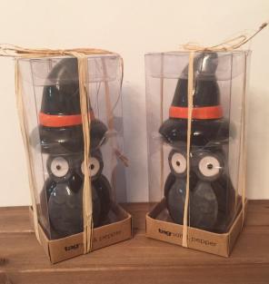 Halloween Owl Salt/Pepper Shakers