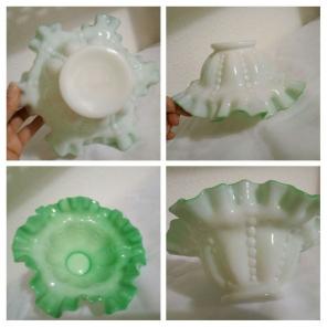 FENTON 1940's Crest Bowl