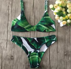 Tropical Banana Leaf Bikini