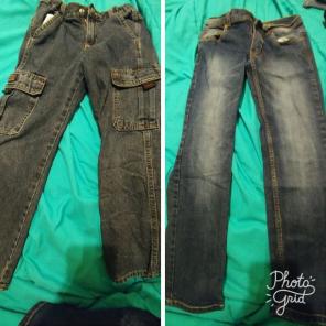 2 pairs of boys jeans